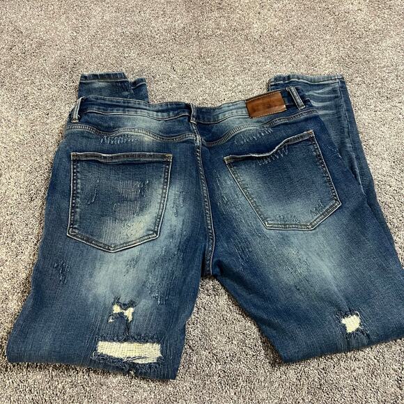 Valabasas Men’s Skinny Button Fly Jeans size 38 - Picture 6 of 12